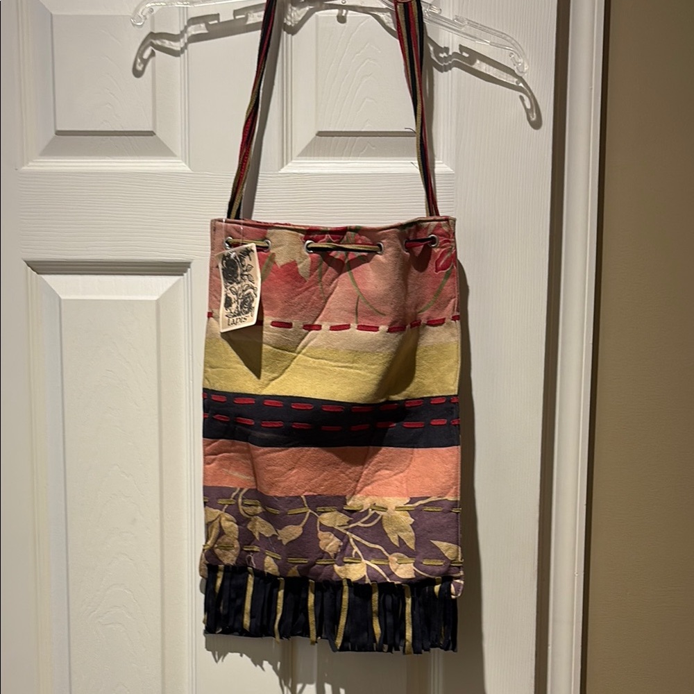 Colorful Striped Women's Bag